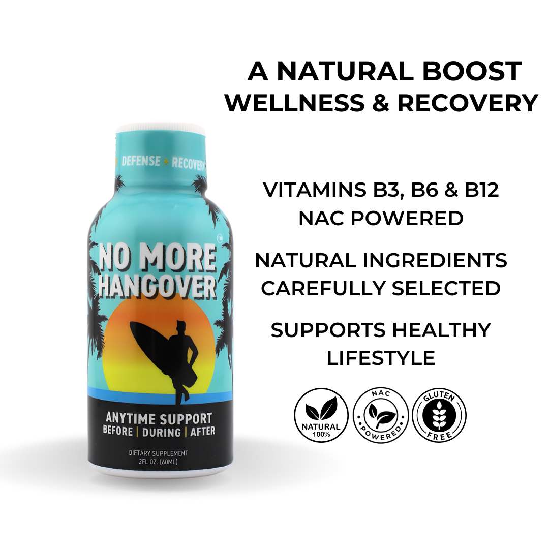 No More Hangover © Prevent & Recover 2oz Drink (4ct)